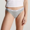 Calvin Klein Icon string grå Størrelse: XL Kvinner