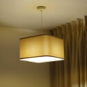 Maco Design Kwadro hengelampe beige 40 x 40 cm velurstoff