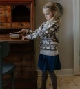 Fliink Dark Denim Blue Don Denim Skjørt 6 år/116