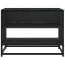  TV-benk svart 61x40x46 cm konstruert tre og metall 8721102839382