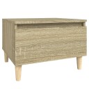  Sidebord sonoma eik 50x46x35 cm konstruert tre 8720845668518