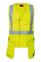 Tranemo Multinorm Håndverksvest Unisex, Str. (US/ CA): XXL, Gul, Kl.1/2