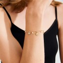 Pilgrim Mylan Bracelet Gold Plated   Gold   ONE SIZE