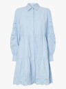 Y.A.S Zimia Long Sleeve Shirt Dress Blå 34