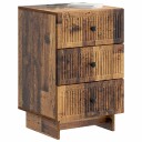  Nattbordskap Gammelt tre 43 x 41 x 66,5 cm Konstruert tre
