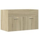  Servantskap sonoma eik 90x38,5x46 cm konstruert tre 8721158437044