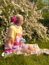 House Of Yarn IR 01 15 Skyhigh genser Påfugl in Paris 