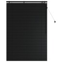 vidaXL Venetiansk persienne Svart 100 x 160 cm 35 mm