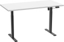 LonaE skrivebord elektrisk hev senk funksjon 140x50x71 120cm hvit svart.