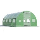 600 x 300 x 200 cm Stor Walk-in Tunnel Drivhus Grønn