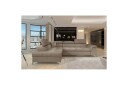 Seksjon Eltap Eridano 275x202x88 cm   Monolith 09 Mørk Beige Venstre