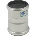 82 mm Dobbel muffe syrefast AISI316L/EN1.4404 BLÜCHER Rustfri