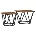  Sidebord 2 stk Gammelt Tre Ingeniørtre