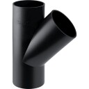 Geberit Grenrør Svart Peh 90 x 56mm x 45°