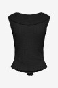 JDY   Topp jdyTurbo S/L Frill Top Jrs   Svart