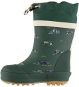 Pom Pom Brynn Gumboots Thermo Aop   TREKKING GREEN TRACTOR AOP   26