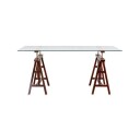 Trestle skrivebord, noble newport brown