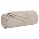vidaXL Kastepledd 24 pcs Beige 240 x 220 cm Fleece