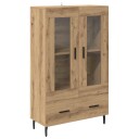 Høyskap med skuff Artisan Eik 69,5 x 31 x 115 cm Konstruert tre