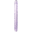 REALROCK Realistisk Dobbeldildo 45 cm - Purple