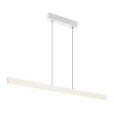 One linear 100 cm takpendel opp/ned lys 24W 2700/3000 Kelvin - Dimbar - Hvit