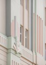 Pastel Facade Geometry Plakat Plakat / 100x150cm
