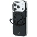 Mercedes Ring Stand – MagSafe-etui med ikonisk logo til iPhone 18 Pro / 17 Pro – Svart