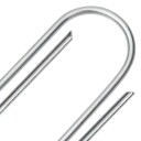  Jordplugger U-formet 50 stk 15x3,5 cm galvanisert stål