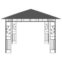 vidaXL Paviljong med myggnett 3x3x2,73 m antrasitt 180 g/m²
