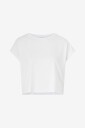 Aim'n Treningstopp Soft Basic Roll Sleeve Top Hvit