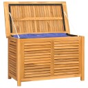vidaXL Putekasse med pose 90x50x58 cm heltre teak