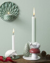 Dottir Winter Stories Lysestake Snegle og Sopp Multifarget Porselen
