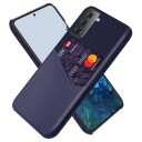 KSQ Samsung Galaxy S21+ 5G Deksel med Kort Lomme Blå