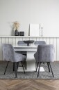 Venture Home   Spisegruppe Disa med stolene Rosie   Grå