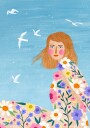 Floral Breeze Plakat Plakat / 40x50cm
