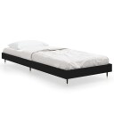 vidaXL Sengeramme svart 75x190 cm konstruert tre
