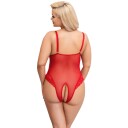 Cottelli Curves Rød Body Plus Size     - 2XL