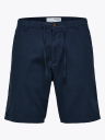 Selected Homme Regular Brody Linen Shorts Blå XXL