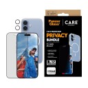 PanzerGlass 3-i-1 personvernbeskyttelse for iPhone 17 med komplett dekning