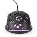 Nedis Gaming - mouse - USB - black - Mus - Optisk - 7 - Svart