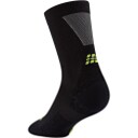 CEP Core Run Ultralight Socks, Mid Cut, 4.0 - Black - III