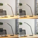 Lucande LED-skrivebordslampe Mion med dimmer