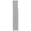 vidaXL Sengegavlskap betonggrå 120x19x103,5 cm