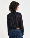 Sløyfebluse med prikker EVENING BLUE 36