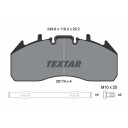 Bremseklosser sett TEXTAR 2917402
