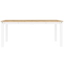  Spisebord Panama hvit 180x90x75 cm heltre furu 4005710