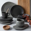 Porsgrunds Porselænsfabrik Natur Serveringsbolle 14 cm Mørk Granitt