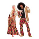 Wilbers & Wilbers Hippie Lang Kjole Kostyme Medium 004456-V-040