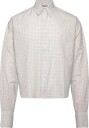 Weekday Adam Long Sleeve Shirt   BLUE CHECK   S