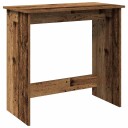  Skrivebord gammelt tre 80x40x75 cm konstruert tre